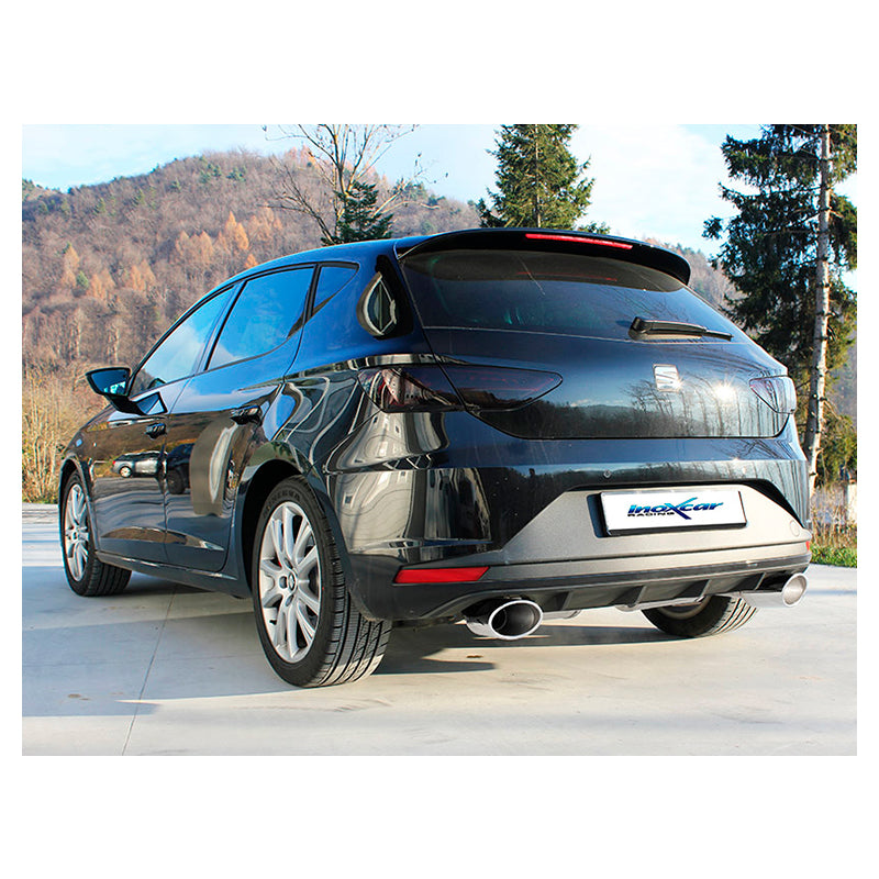 Inoxcar - Finale con silenziatore con uscita 150x105 mm DX+SX (Oblique) - Ravasicorse