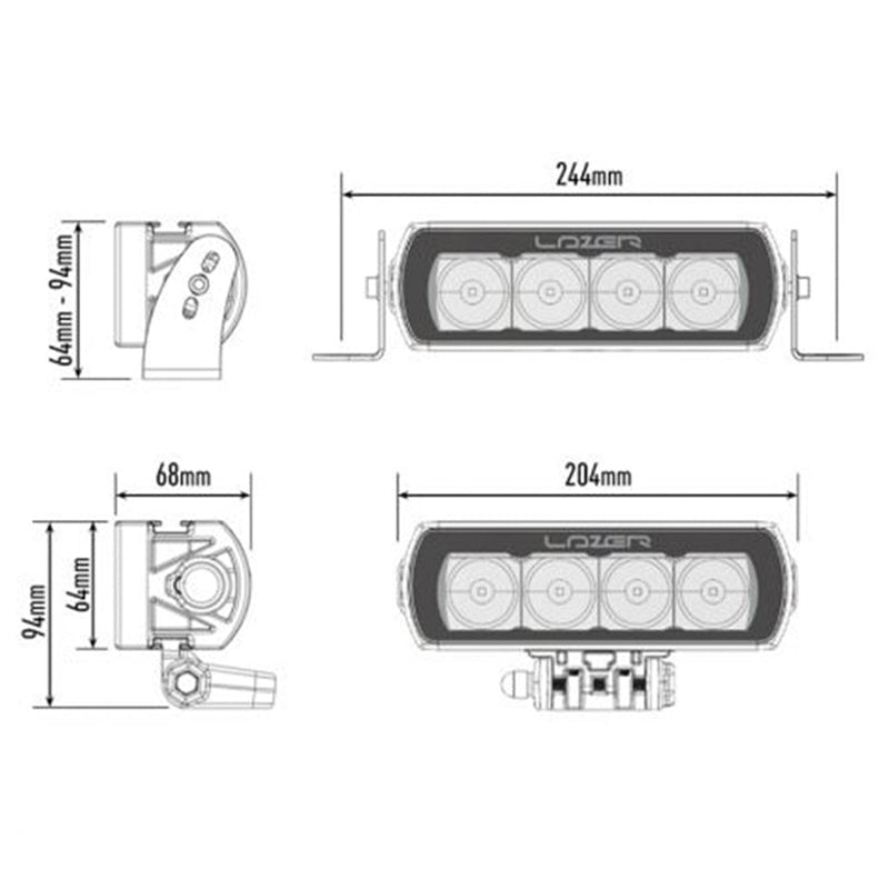 Lazer - Lamp led ST-4 Evolution - Ravasicorse