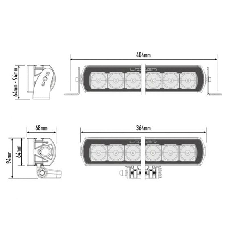 Lazer - Lamp led ST-8 Evolution - Ravasicorse