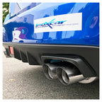 Inoxcar - Finale con silenziatore con uscita 2 x Ø90 DX+SX (Racing) - Ravasicorse