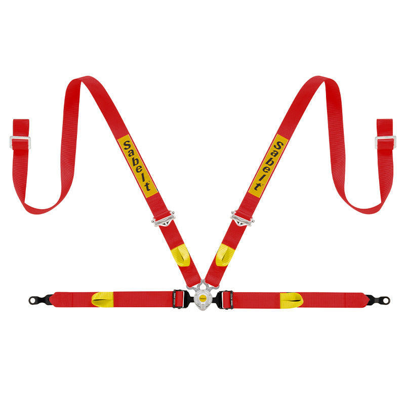 Cintura Sabelt - 4 punti per Porsche 911 Passenger (red) - Ravasicorse