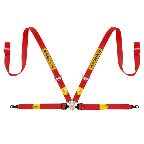 Cintura Sabelt - 4 punti per Porsche 911 Passenger (red) - Ravasicorse