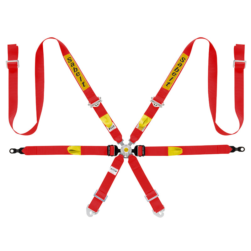 Cintura Sabelt - 6 punti Enduro per Porsche 997-991 / GT3 (red) - Ravasicorse