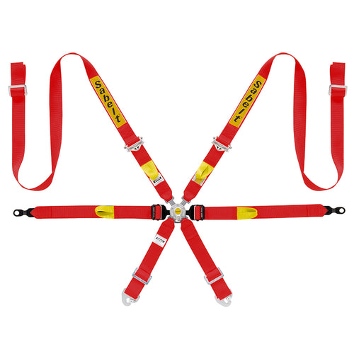 Cintura Sabelt - 6 punti Enduro per Porsche 997-991 / GT3 (red) - Ravasicorse