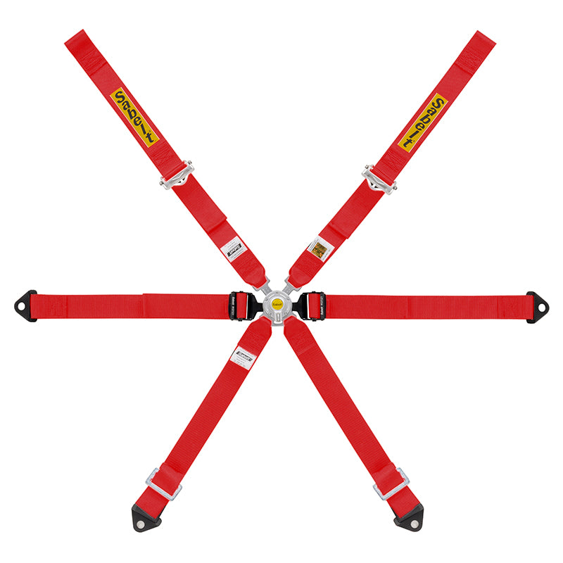 Cintura Sabelt - 6 punti GT per Porsche 911-984 / GT4 (red) - Ravasicorse