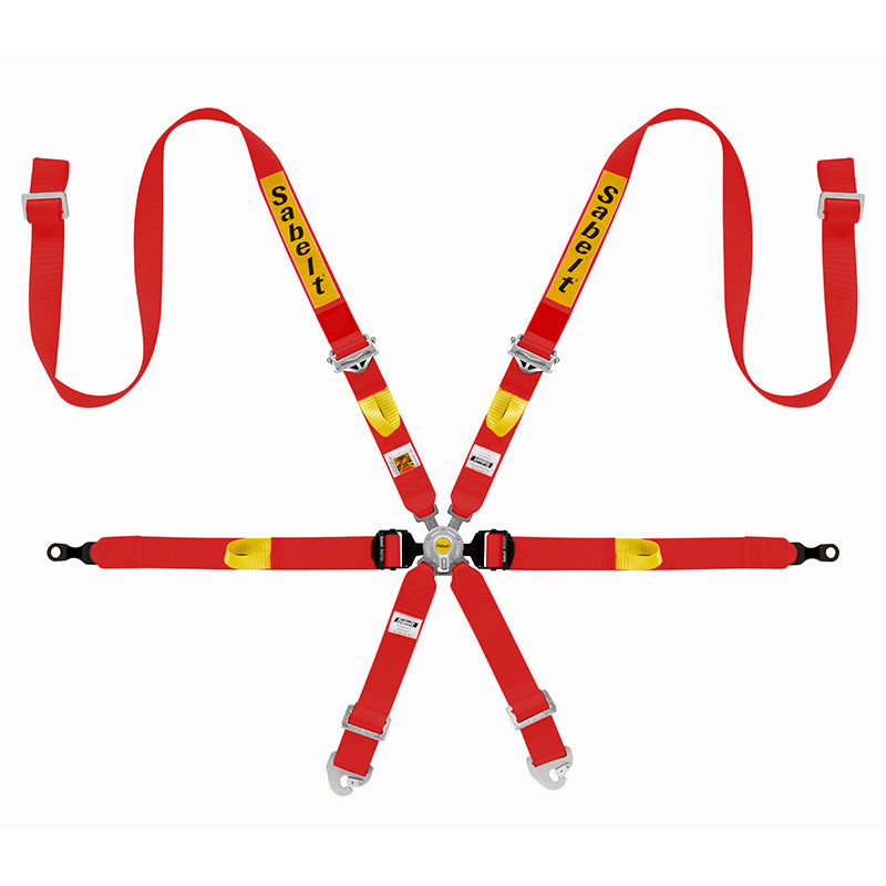 Cintura Sabelt - 6 punti GT per Porsche 997 / 911 / GT3 (red) - Ravasicorse
