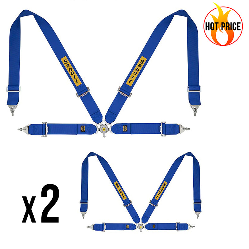 2 x Cintura Sabelt - 4 punti GT/Rally FIA 8854/98 (blue - CCS433SBUN) - Ravasicorse