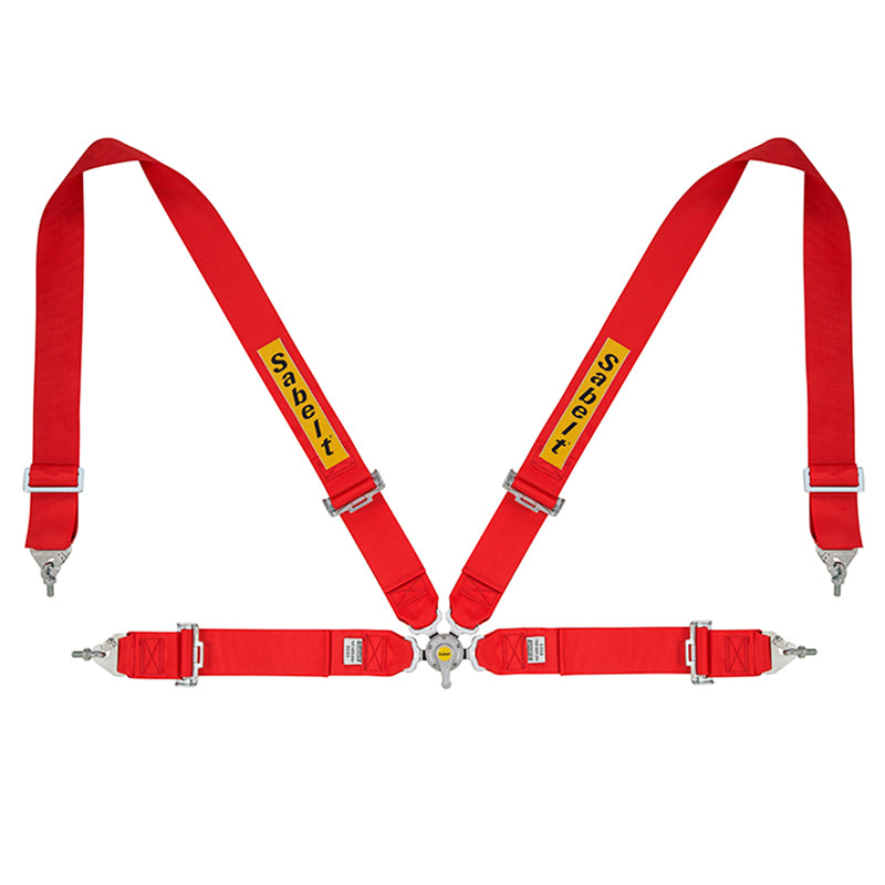 Cintura Sabelt - 4 punti GT/Rally FIA 8854/98 (red - CCS433SRUN) - Ravasicorse