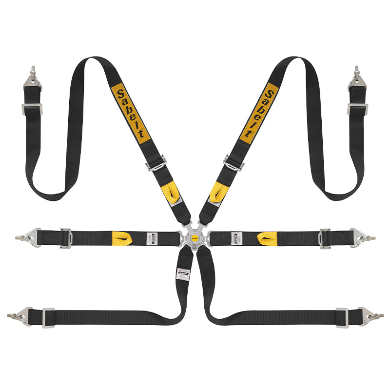 Cintura Sabelt - 6 punti Rally FIA 8853-2016 (black - CCS622SNUN) - Ravasicorse