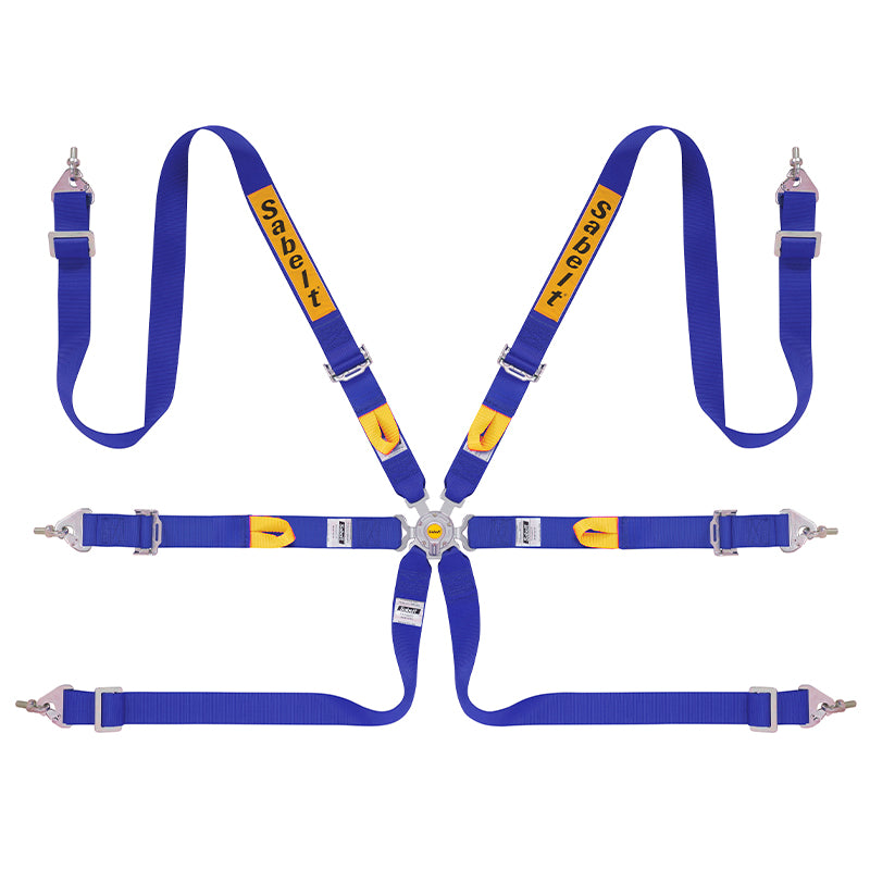 Cintura Sabelt - 6 punti Rally FIA 8853-2016 (blue - CCS622SBUN) - Ravasicorse