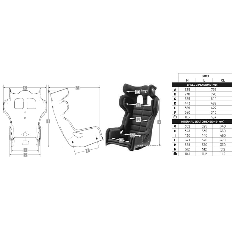 Sabelt - Sedile GT-PRO - Ravasicorse
