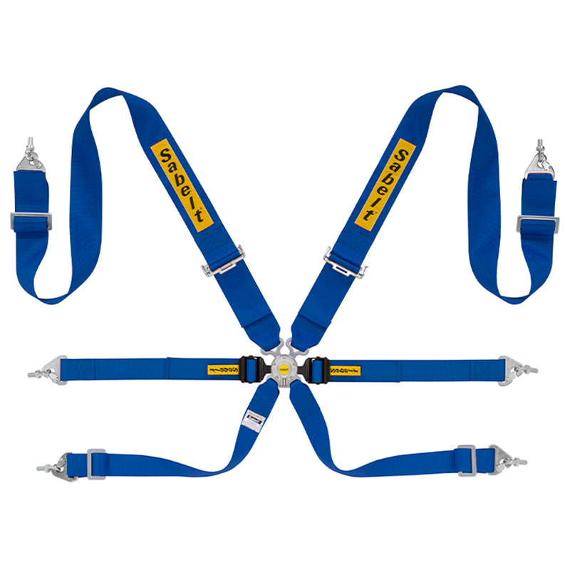 Cintura Sabelt - 6 punti Rally 3x2" FIA 8853-2016 (blue) - Ravasicorse
