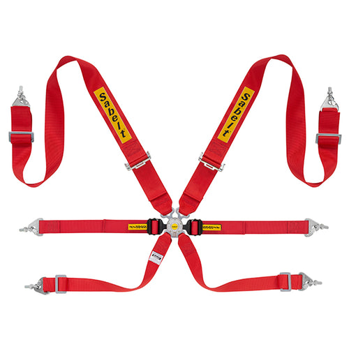 Cintura Sabelt - 6 punti Rally 3x2" FIA 8853-2016 (red) - Ravasicorse