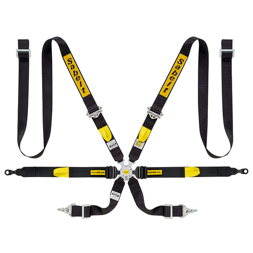 Cintura Sabelt - 6 punti per Porsche GT2 / GT3 (black) - Ravasicorse
