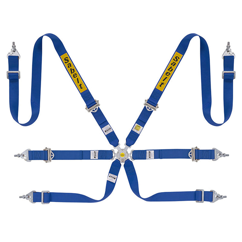 Cintura Sabelt - 6 punti Rally FIA 8853-2016 (blue - CCA622SBUN1) - Ravasicorse