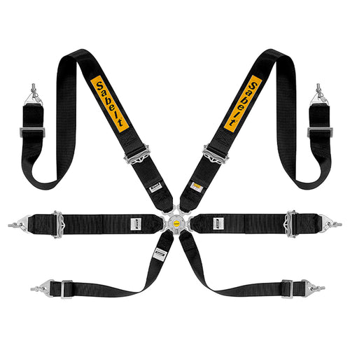 Cintura Sabelt - 6 punti Rally 3x3" FIA 8853-2016 (black) - Ravasicorse