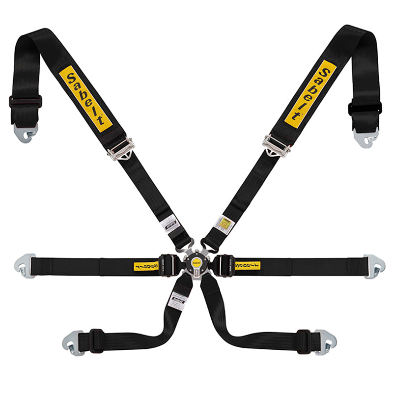 Cintura Sabelt - 6 punti Endurance FIA 8853-2016 (black) - Ravasicorse