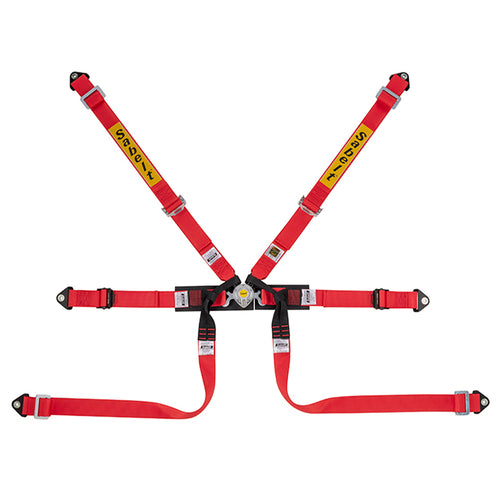 Cintura Sabelt - 6 punti Formula basic FIA 8853-2016 (red - CCS622FRUN) - Ravasicorse