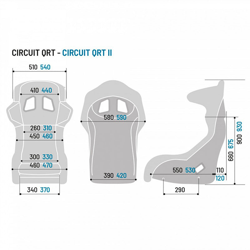 Sparco - Sedile Circuit II QRT