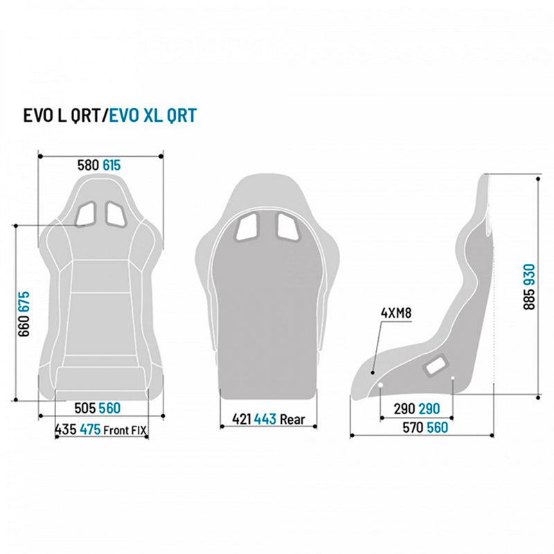 Sparco - Sedile Evo XL QRT - Ravasicorse