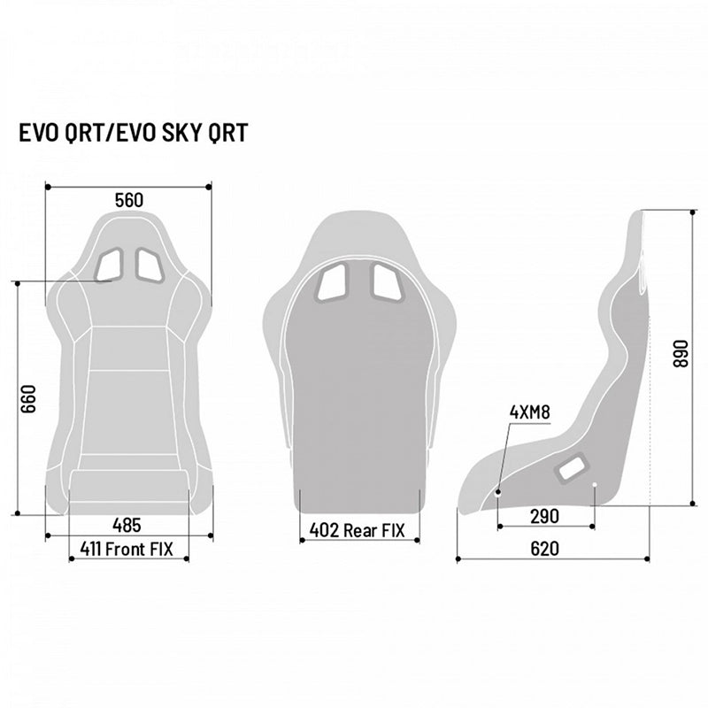 Sparco - Sedile Evo QRT Sky - Ravasicorse