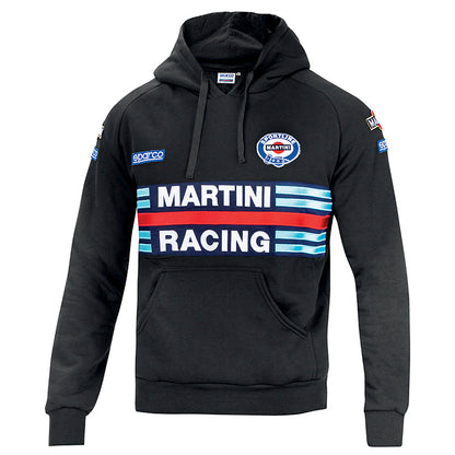 Felpa hoodie Sparco - Martini Racing (black) - Ravasicorse