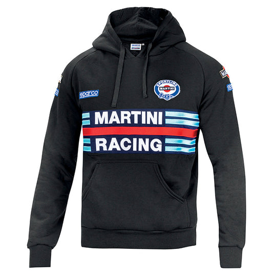 Felpa hoodie Sparco - Martini Racing (black)