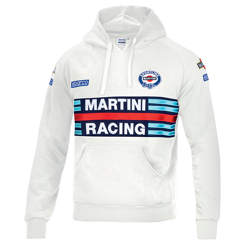 Felpa hoodie Sparco - Martini Racing (white) - Ravasicorse