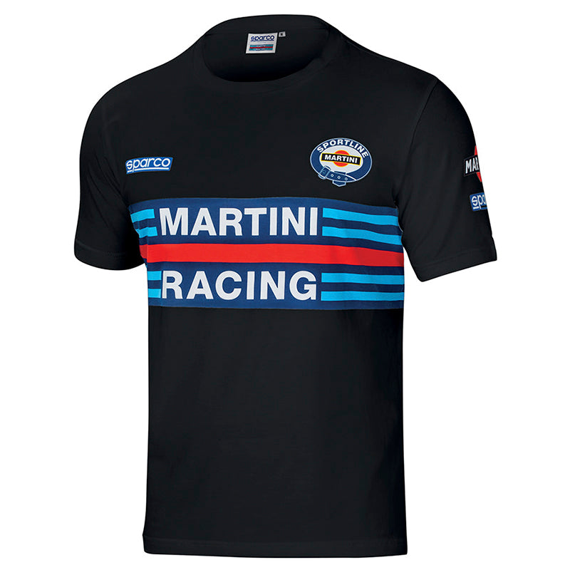 T-Shirt Sparco - Martini Racing (black) - Ravasicorse