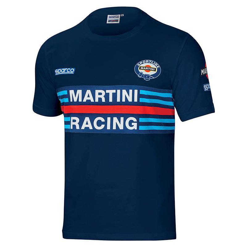 T-Shirt Sparco - Martini Racing (blue) - Ravasicorse