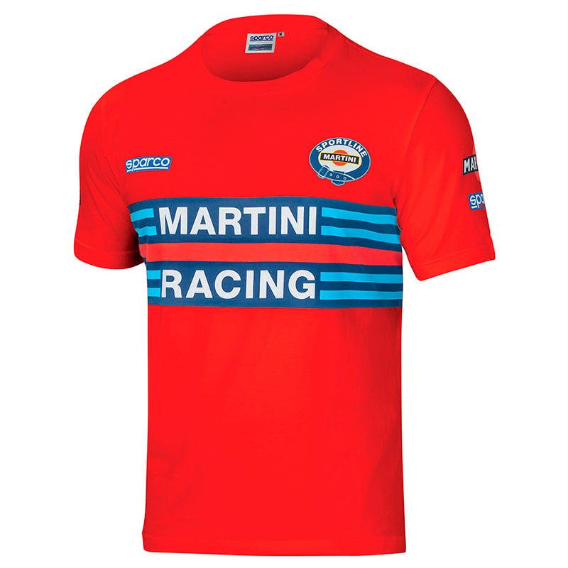 T-Shirt Sparco - Martini Racing (red) - Ravasicorse