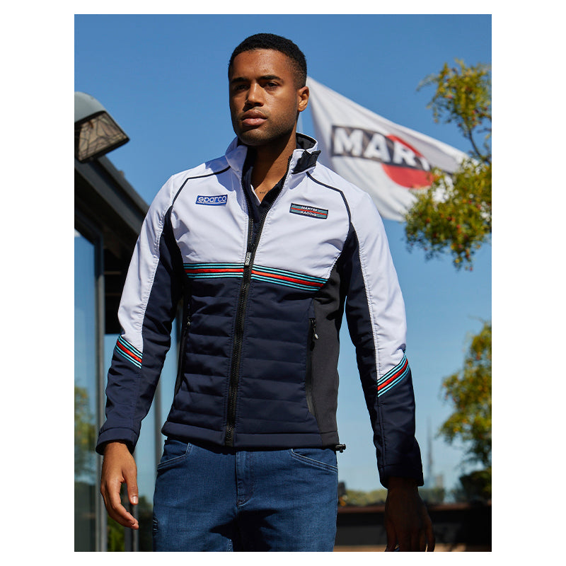 Sparco - Martini Racing giacca Softshell (blue/white)