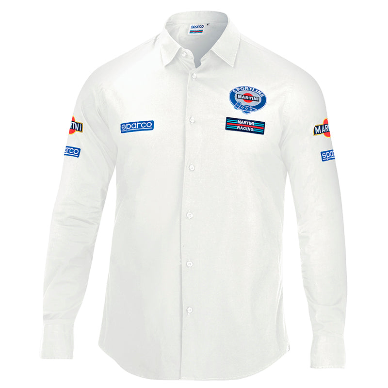 Camicia Sparco - Martini Racing (white)