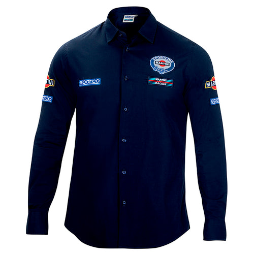 Camicia Sparco - Martini Racing (blue) - Ravasicorse