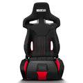 Sparco - Sedile Tuning R333 (black/red) - Ravasicorse