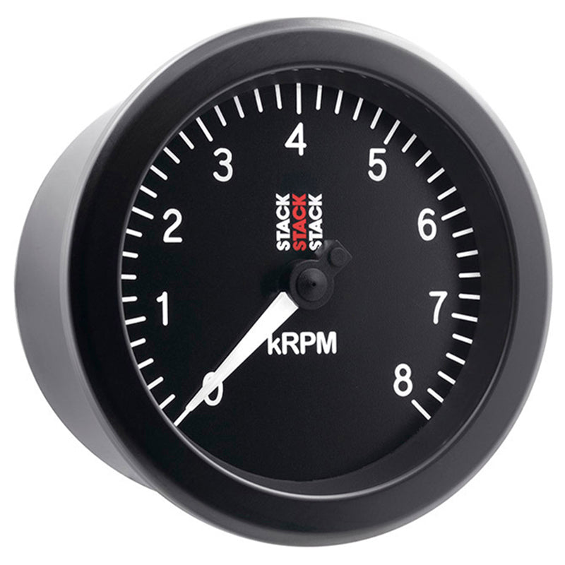 Stack - Contagiri Sport 8.000 RPM (Ø80 mm - Black) - Ravasicorse