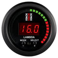 Stack - Lambda air/fuel (Ø52 mm - Black) - Ravasicorse