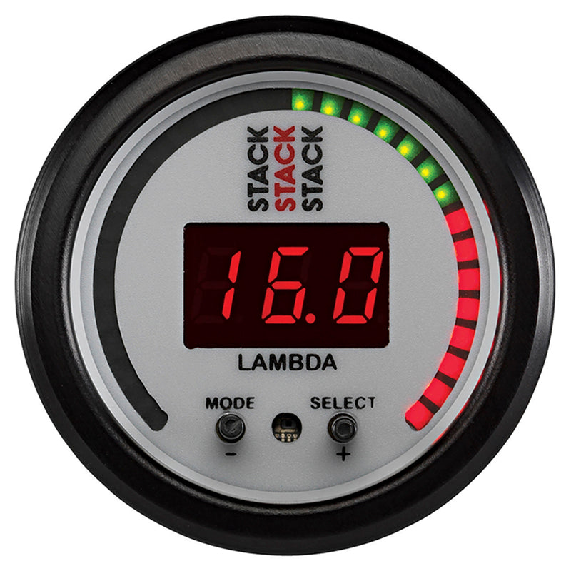 Stack - Lambda air/fuel (Ø52 mm - White) - Ravasicorse