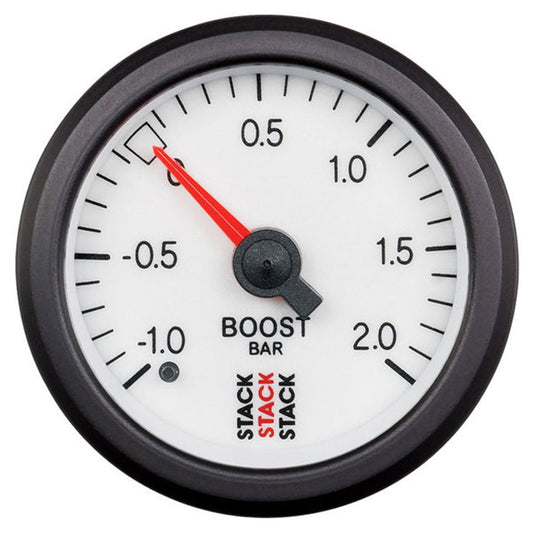 Stack - Meccanici pressione turbo -1.0 - +2.0 bar (white)