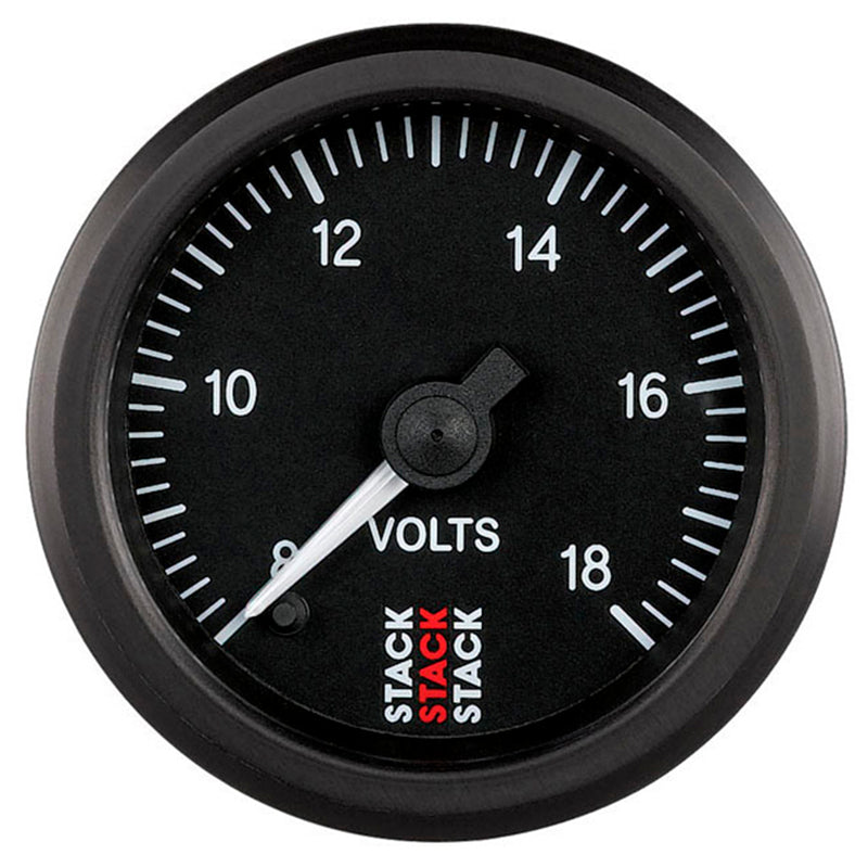Stack - Passo-Passo voltaggio batteria (Ø52 mm - Black) - Ravasicorse