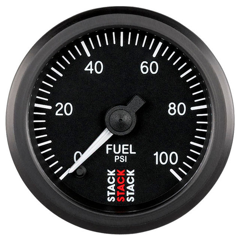 Stack - Passo-Passo pressione carburante 0 - 100 psi (Ø52 mm - Black)