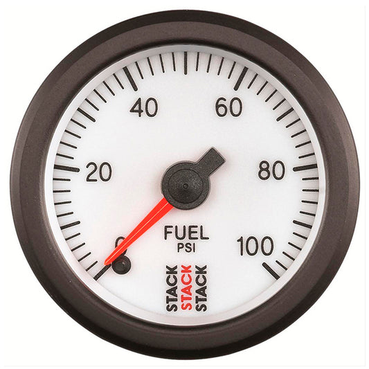 Stack - Passo-Passo pressione carburante 0 - 100 psi (Ø52 mm - White)