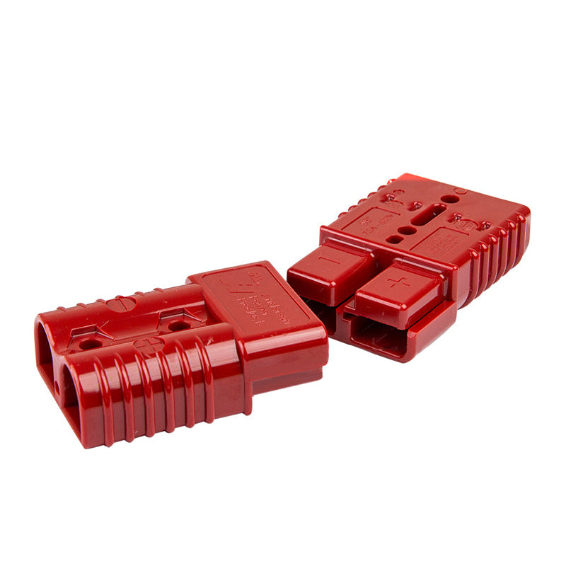 Connettore bipolare 2 pezzi rosso - Ravasicorse