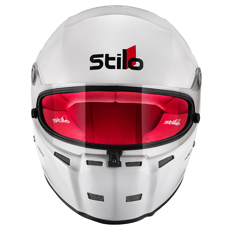 Casco Stilo - ST5FN KRT (white/red)