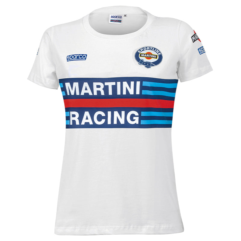 T-Shirt Sparco - Martini Racing (white - lady) - Ravasicorse