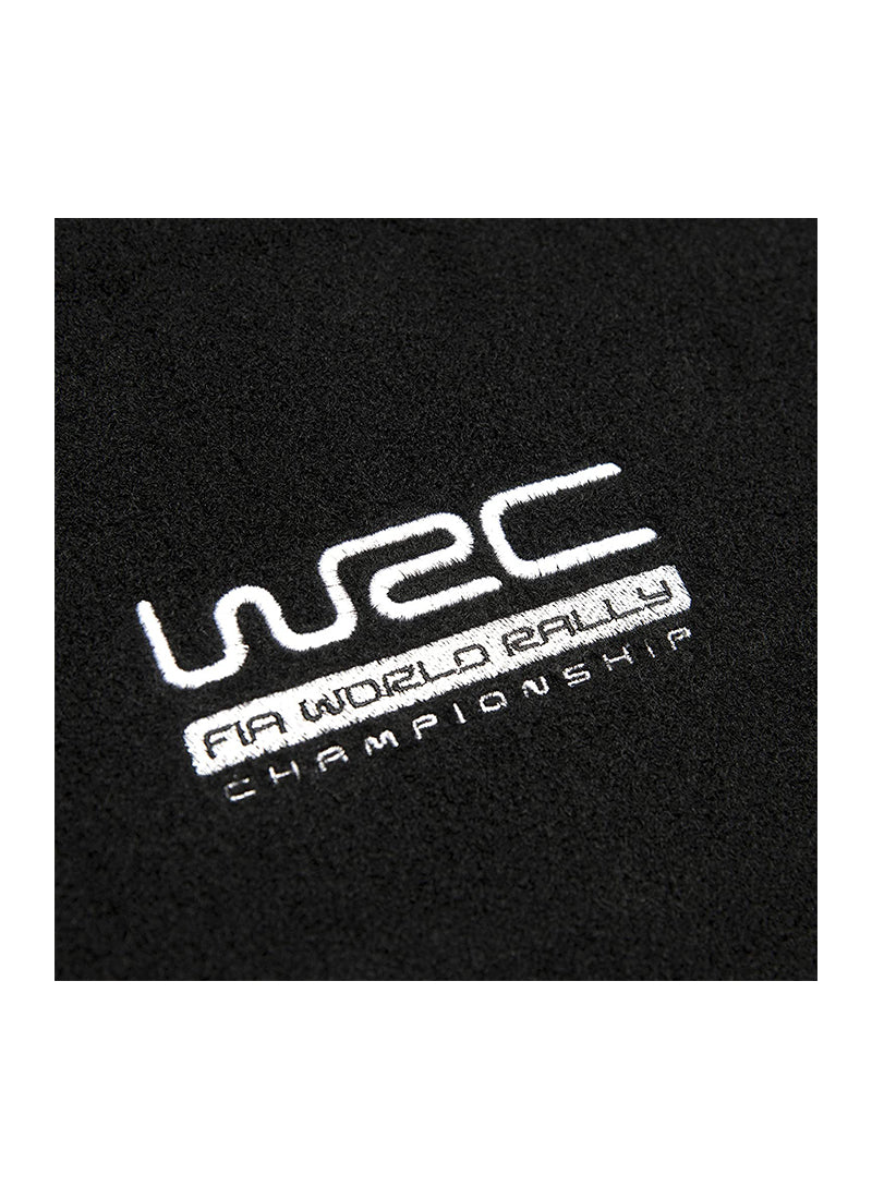 WRC - Set 4 tappetini moquette (pelo raso nero)