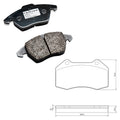 Tarox - Pastiglie freno Abarth 124 Spider 1.4 Turbo 170 HP - Front - Ravasicorse