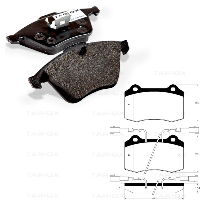 Tarox - Pastiglie freno Tesla Model S - Rear - Ravasicorse