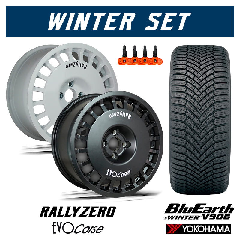 Winter set per Toyota Yaris GR - EVOCorse RallyZero & Yokohama BluEarth Winter V906