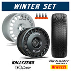 Winter set per Toyota Yaris GR - EVOCorse RallyZero & Pirelli Cinturato Winter 2 - Ravasicorse